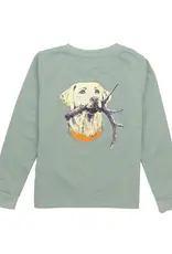 Properly Tied Antler Lab L/S  Tee River Blue