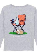 Properly Tied Sidelines L/S Tee Lt Heather Grey