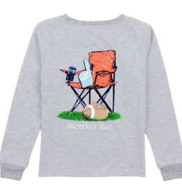 Properly Tied Sidelines L/S Tee Lt Heather Grey