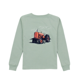 Properly Tied SALE Tractor L/S Tee Sage