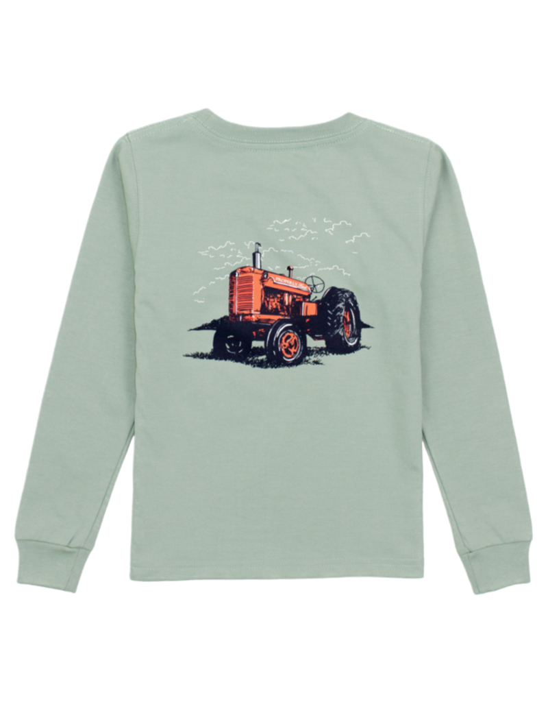 Properly Tied Tractor L/S Tee Sage