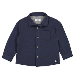 Mayoral Navy Double Knit Overshirt w/Pants