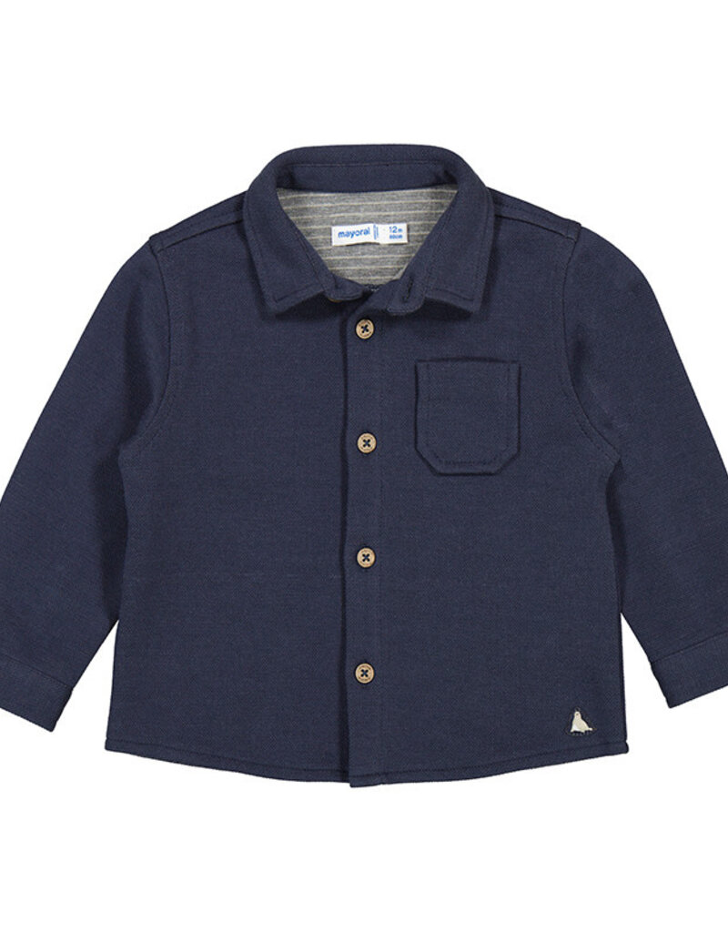 Mayoral Navy Double Knit Overshirt w/Pants