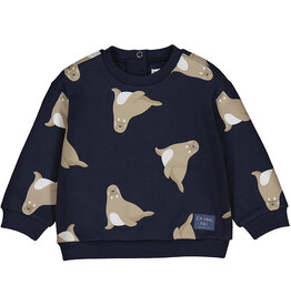 Mayoral Pullover w/Walrus Print Pant Set