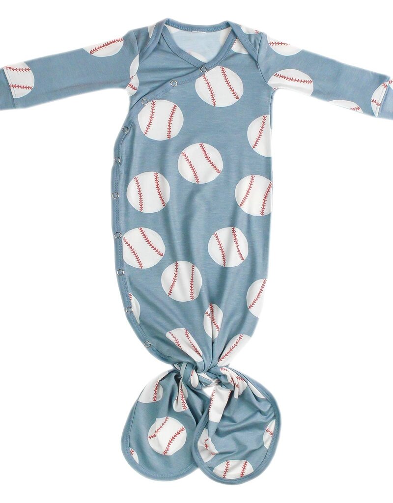 Copper Pearl Newborn Knotted Gown Slugger