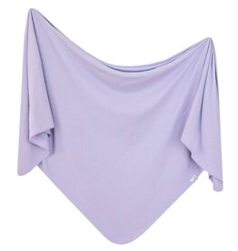 Copper Pearl Rib Knit Blanket Periwinkle