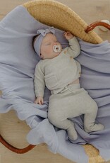 Copper Pearl Rib Knit Blanket Periwinkle