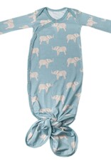 Copper Pearl Newborn Knotted Gown Peanut