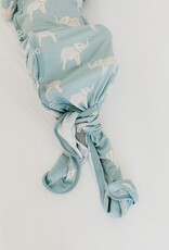 Copper Pearl Newborn Knotted Gown Peanut