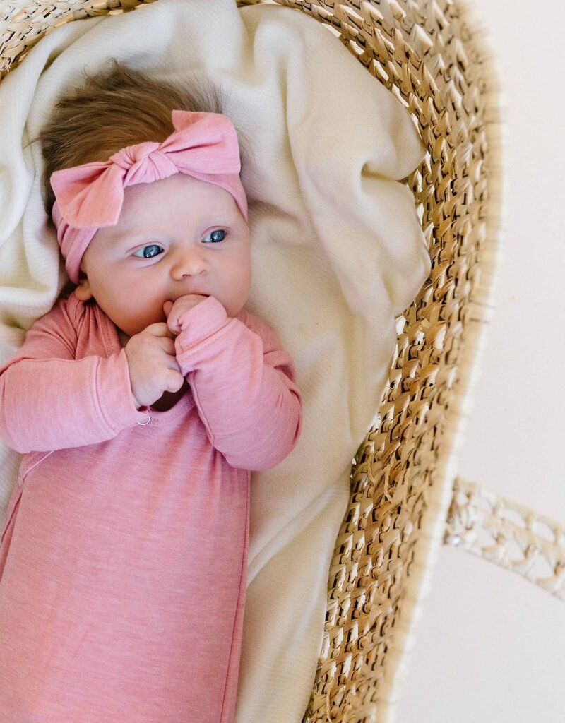 Copper Pearl Newborn Knotted Gown Darling