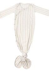 Copper Pearl Newborn Knotted Gown Coastal