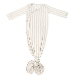 Copper Pearl Newborn Knotted Gown Coastal