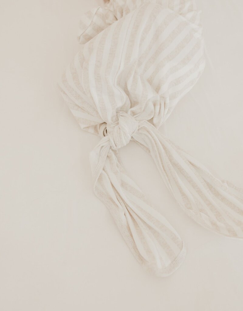 Copper Pearl Newborn Knotted Gown Coastal