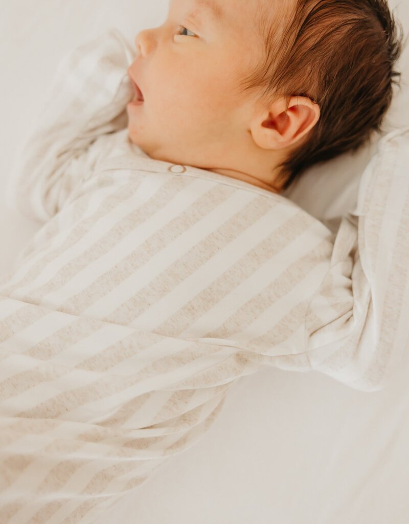Copper Pearl Newborn Knotted Gown Coastal