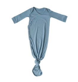 Copper Pearl Newborn Rib Knit Knotted Gown Atlantic