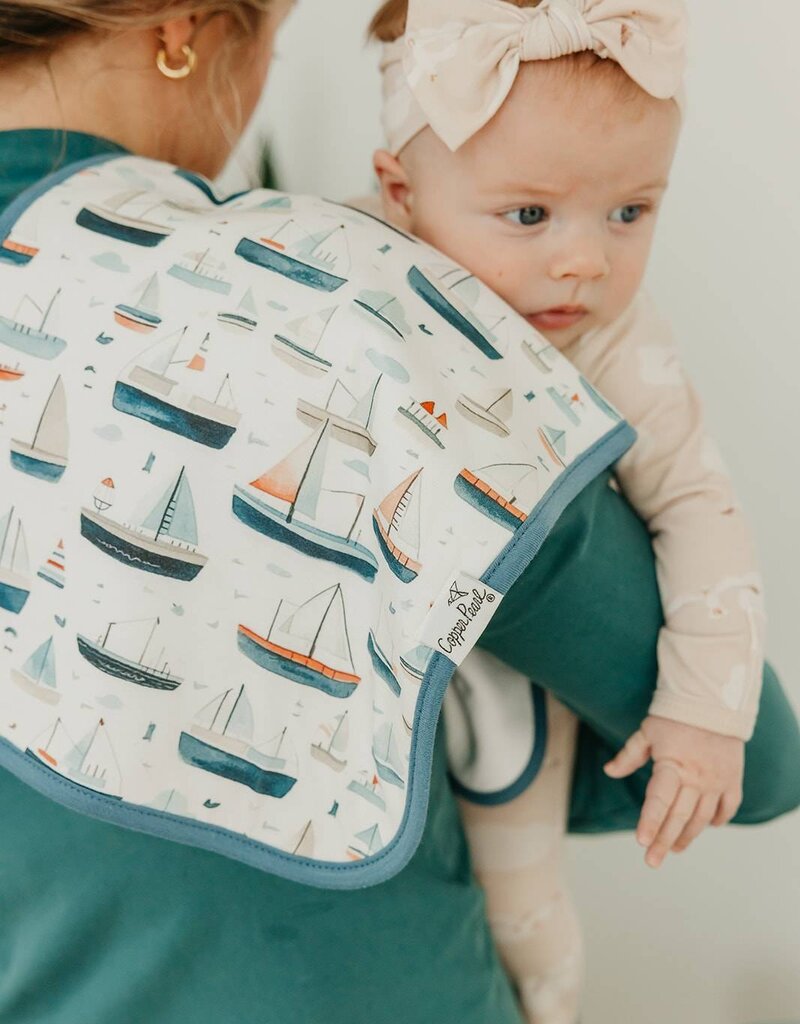 Copper Pearl Burp Cloth Set Fischer