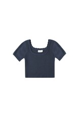 Rylee + Cru Inc. SCALLOP TEE NAVY
