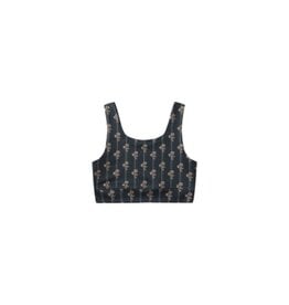 Rylee + Cru Inc. SALE SWIFT SPORTS BRA || VINTAGE BLOOM NAVY