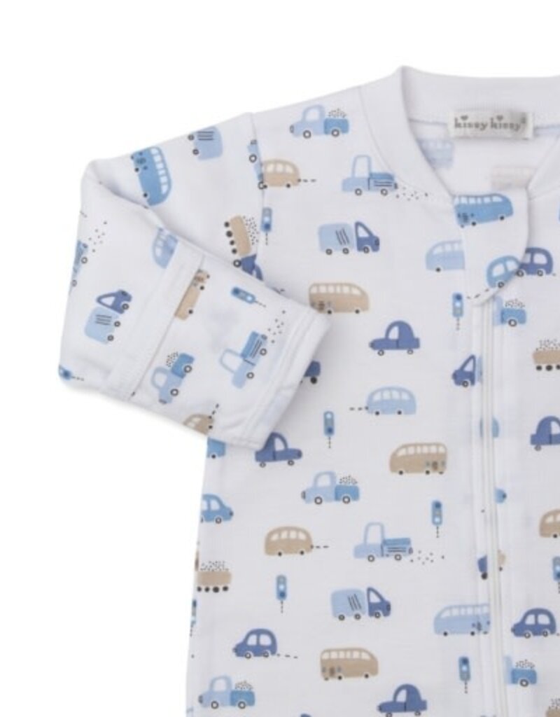 Kissy Kissy Stop Go Traffic Footie w/Zip