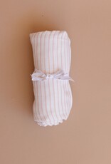 The Blueberry Hill Pink Stripe Organic Muslin Blanket