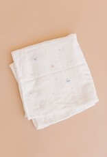 The Blueberry Hill Nautical Ocean Organic Muslin Blanket