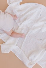 The Blueberry Hill Nautical Ocean Organic Muslin Blanket