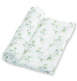 LollyBanks Relaxing Eucalyptus Baby Muslin Swaddle
