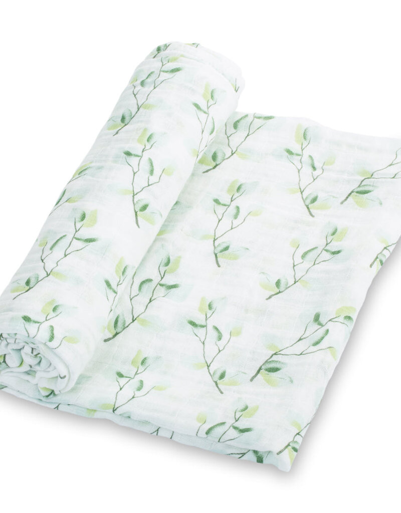 LollyBanks Relaxing Eucalyptus Baby Muslin Swaddle