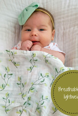LollyBanks Relaxing Eucalyptus Baby Muslin Swaddle