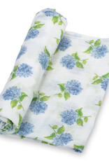 LollyBanks You Had Me At Hydrangea Baby Muslin Swaddle