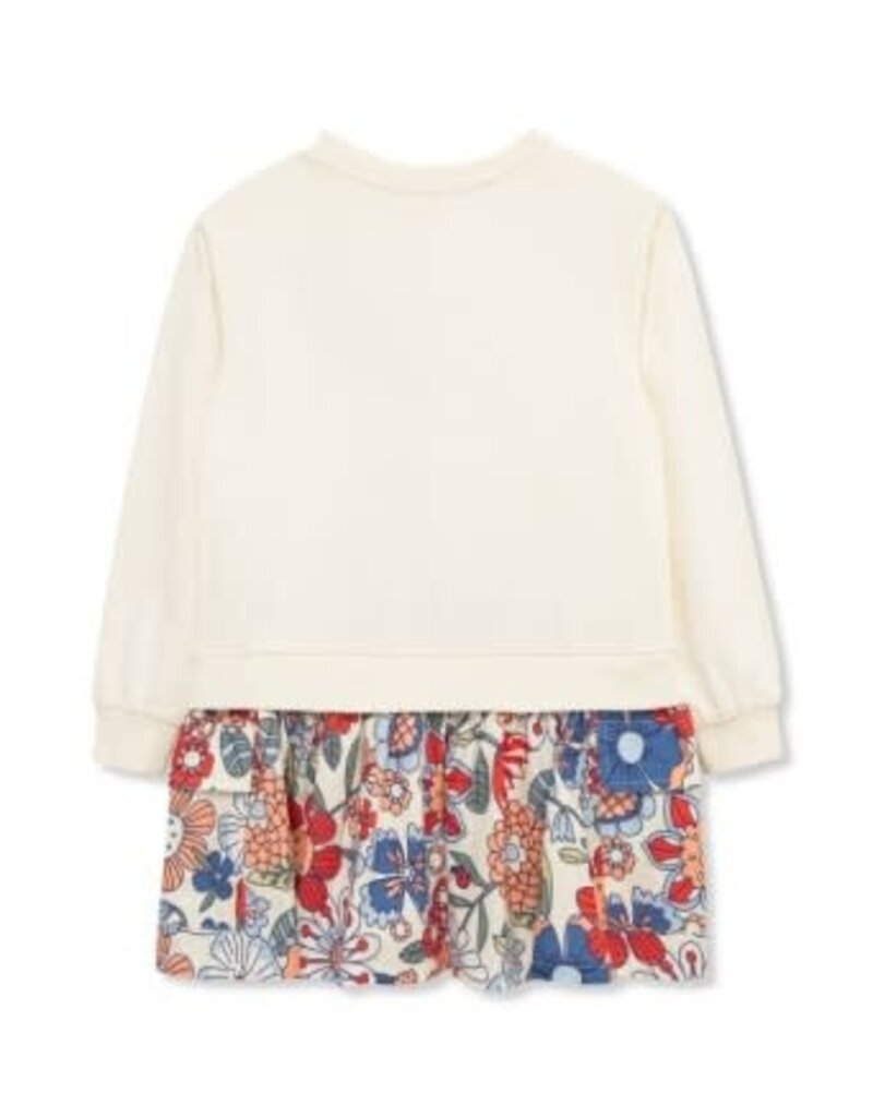 Peek Kids Flowered Multi Color Dress
