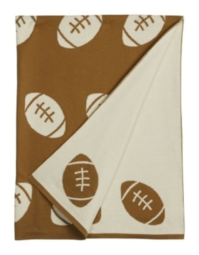 Little English Nursery Blanket Football Football