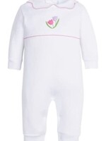 Little English SALE. Crochet Playsuit Tulips