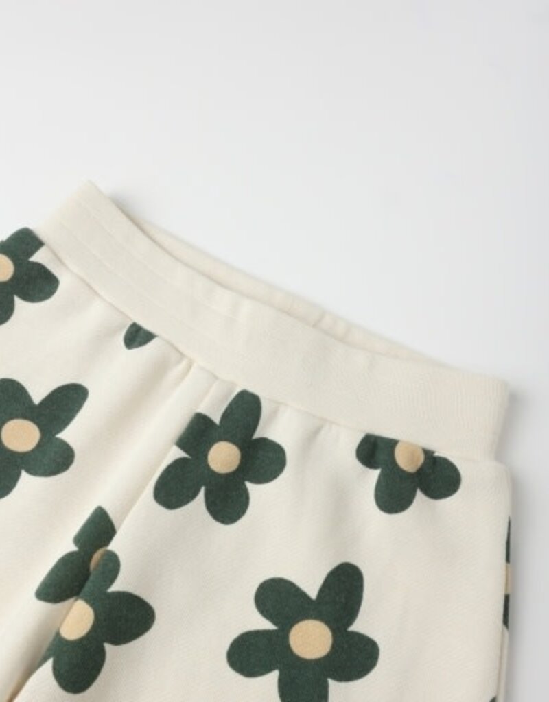 Rylee + Cru Inc. WIDE LEG SWEATPANT DAISY NATURAL