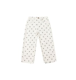 Rylee + Cru Inc. STRAIGHT LEG PANT MINI DAISY NATURAL