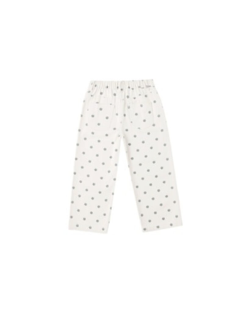 Rylee + Cru Inc. STRAIGHT LEG PANT MINI DAISY NATURAL