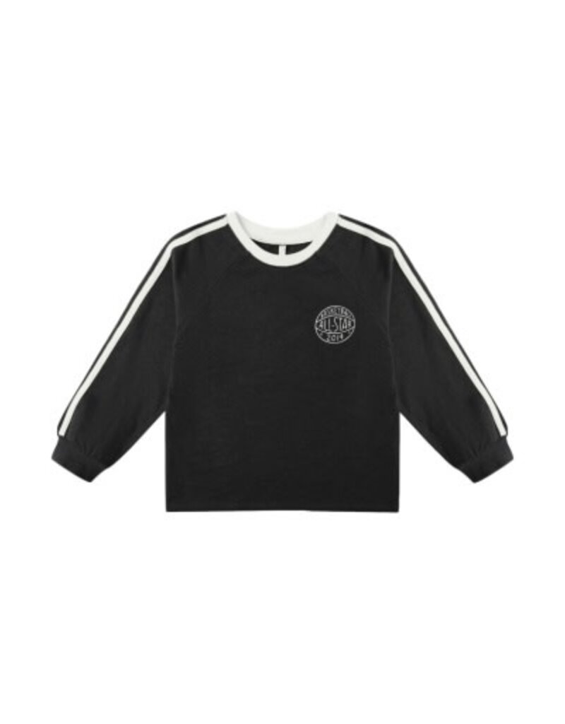 Rylee + Cru Inc. JERSEY LONG SLEEVE TEE BLACK