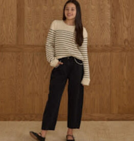 Rylee + Cru Inc. BARREL PANT || WASHED BLACK TEEN