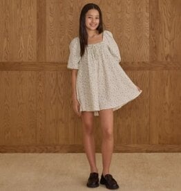 Rylee + Cru Inc. SALE SABRINA MINI DRESS || BLUE VINES TEEN IVORY