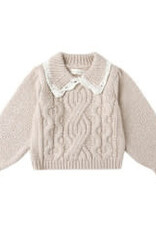 Rylee + Cru Inc. ALICE SWEATER HEATHERED ANTIQUE