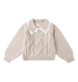 Rylee + Cru Inc. ALICE SWEATER HEATHERED ANTIQUE