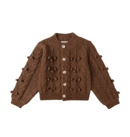 Rylee + Cru Inc. BOBBLE CARDIGAN BROWN