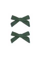 Rylee + Cru Inc. BOWS, SET OF 3 GREEN