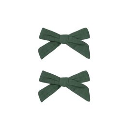 Rylee + Cru Inc. BOWS, SET OF 3 GREEN