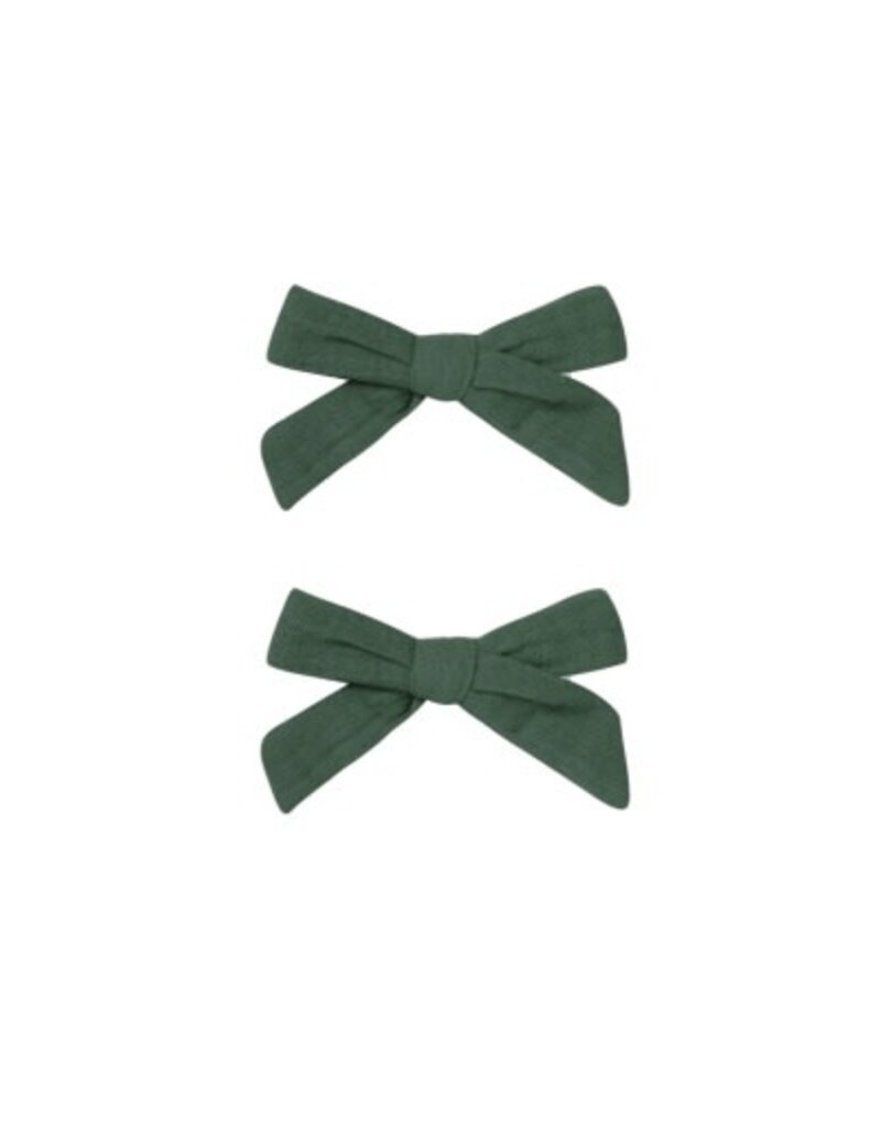 Rylee + Cru Inc. BOWS, SET OF 3 GREEN