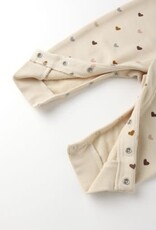 Rylee + Cru Inc. BUTTON DOWN JUMPSUIT HEARTS