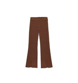 Rylee + Cru Inc. FLARE KNIT PANT BROWN
