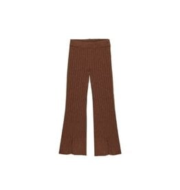 Rylee + Cru Inc. SALE FLARE KNIT PANT BROWN