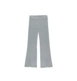 Rylee + Cru Inc. FLARE KNIT PANT DUSTY BLUE