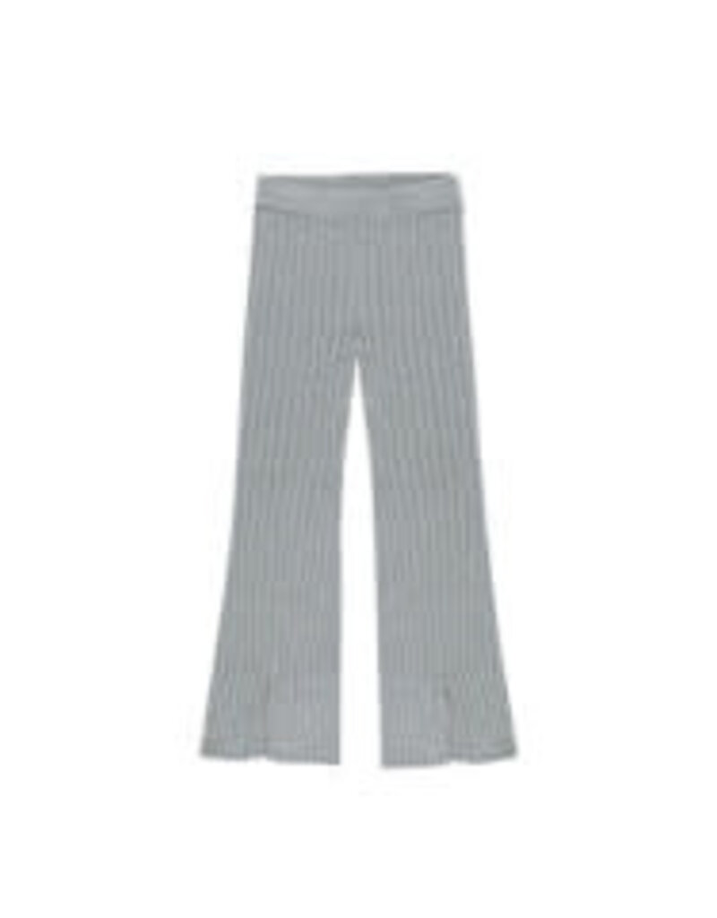 Rylee + Cru Inc. FLARE KNIT PANT DUSTY BLUE